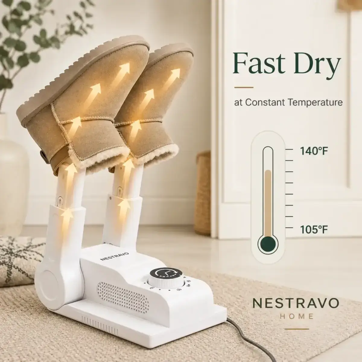 Fast dry at constant temperature